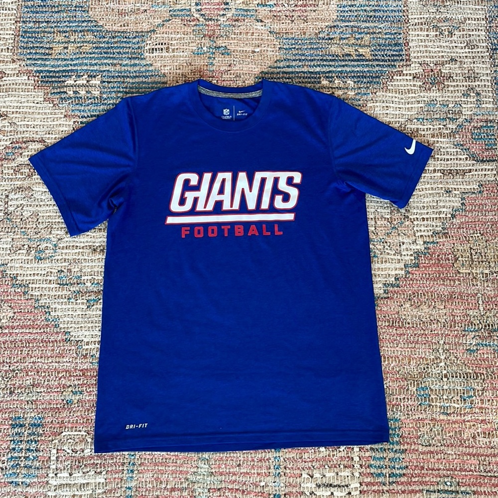 New York Giants NFL Football Nike Dri Fit Tee